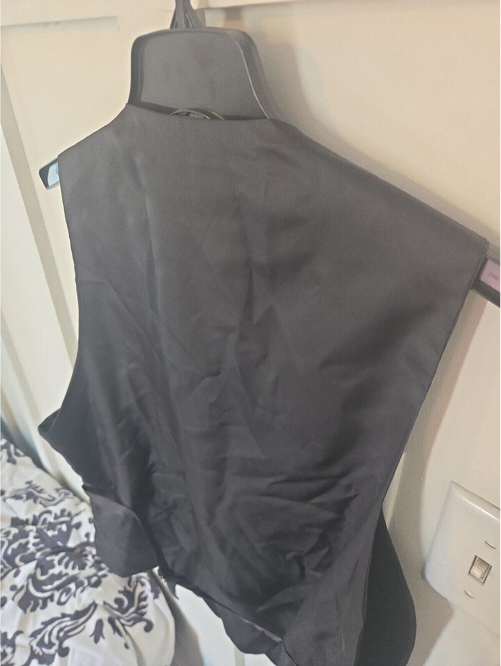 Gioberti Men's Classic Black Formal Vest Size L - Picture 5 of 6